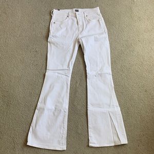 Citizens of Humanity - High Rise Flare White Jeans